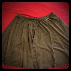 Brandy Melville Army Green swing Skirt OS